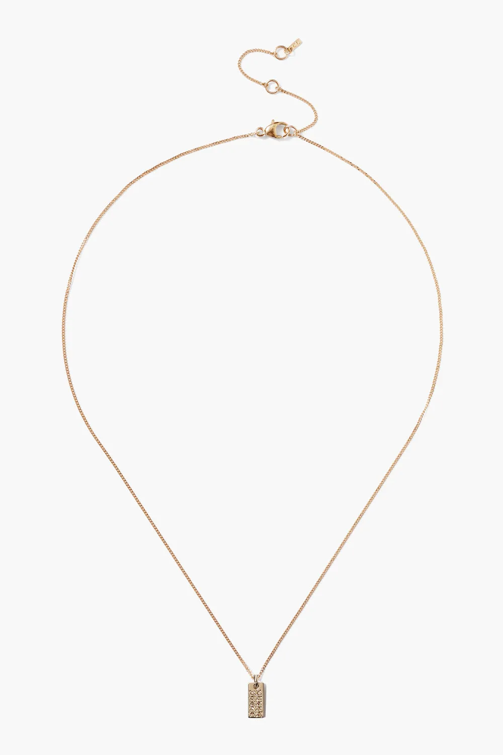 14k Domino Necklace