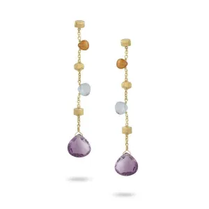 18K Paradise Multi Stone Drop Earrings - OB1431 MIX01 Y