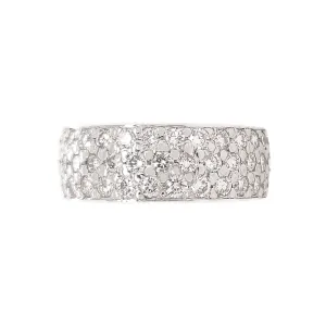 3 Row Diamond Eternity Band