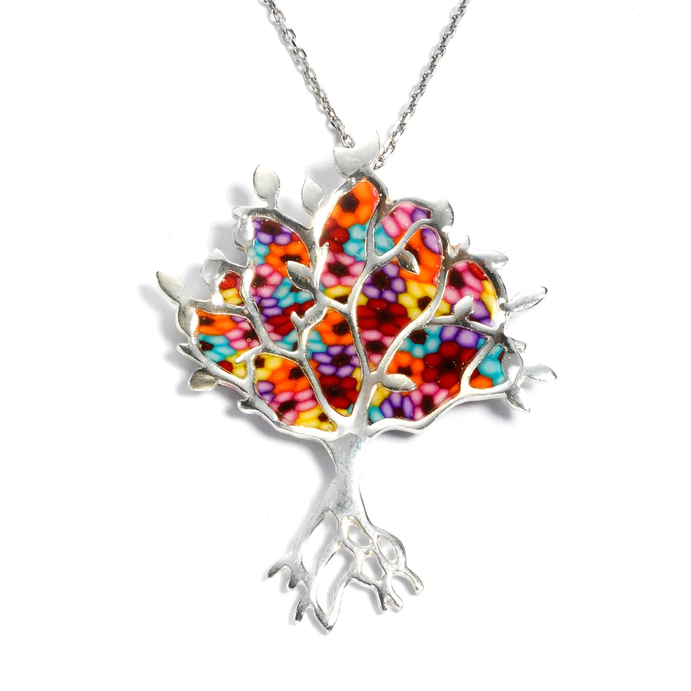 925 Sterling Silver Tree of Life Necklace Pendant