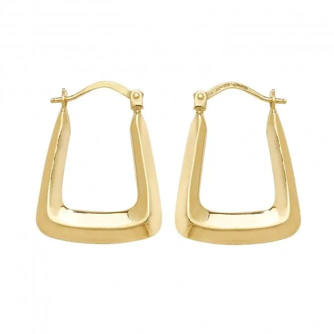 9ct Yellow Gold Creole Earrings ER550N