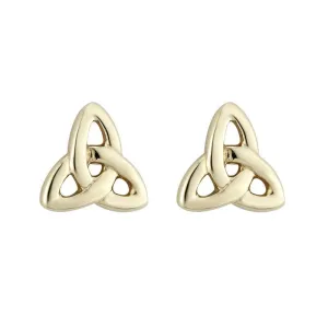 9K Gold Trinity Knot Stud