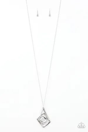 A MODERN Citizen White Paparazzi Necklace