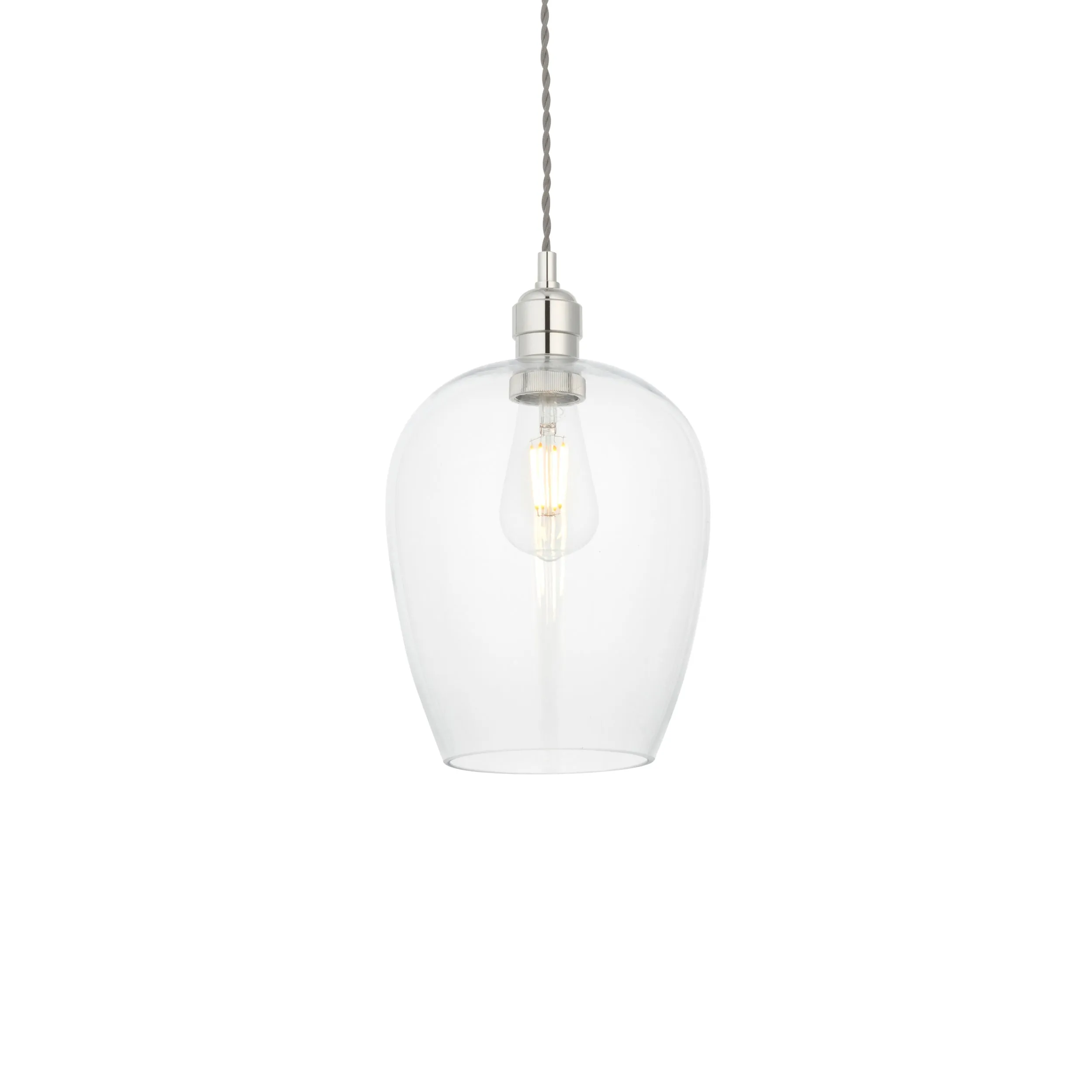 Amos Lucid Pendant Polished Nickel Small