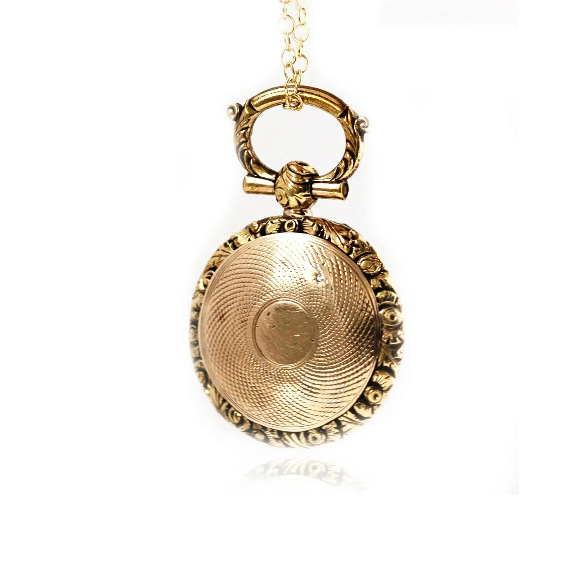 Antique Victorian 9ct Gold Mourning Locket