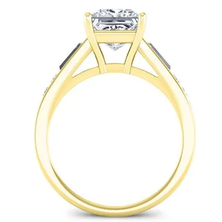 Bergamot - Princess Moissanite Engagement Ring