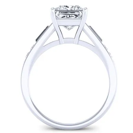 Bergamot - Princess Moissanite Engagement Ring