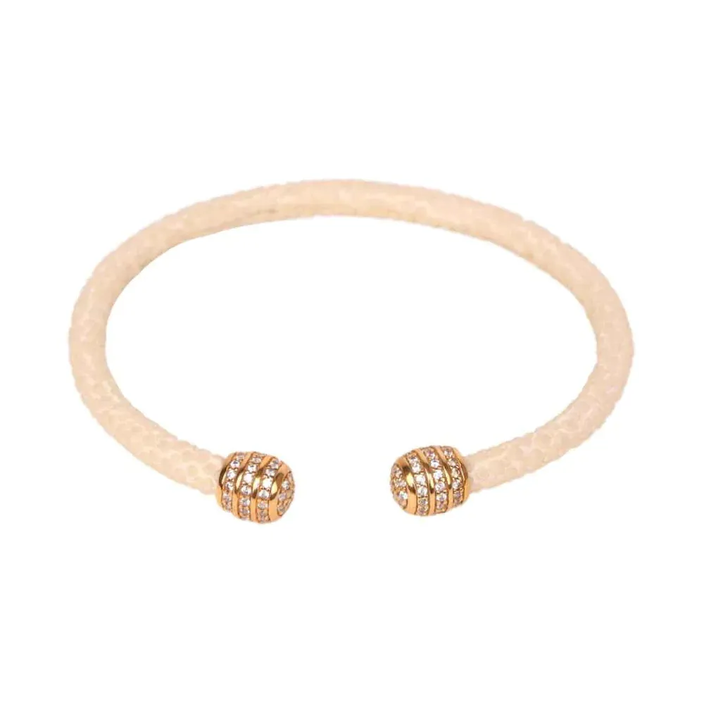 BuDhaGirl Ivory Iman Stingray Cuff