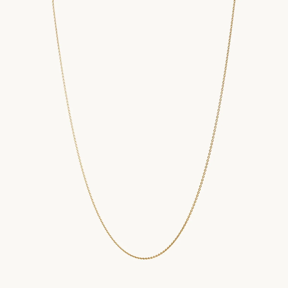 classic cable chain - 10k yellow gold