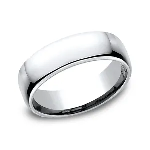 Cobalt European Comfort-Fit Design Wedding Band