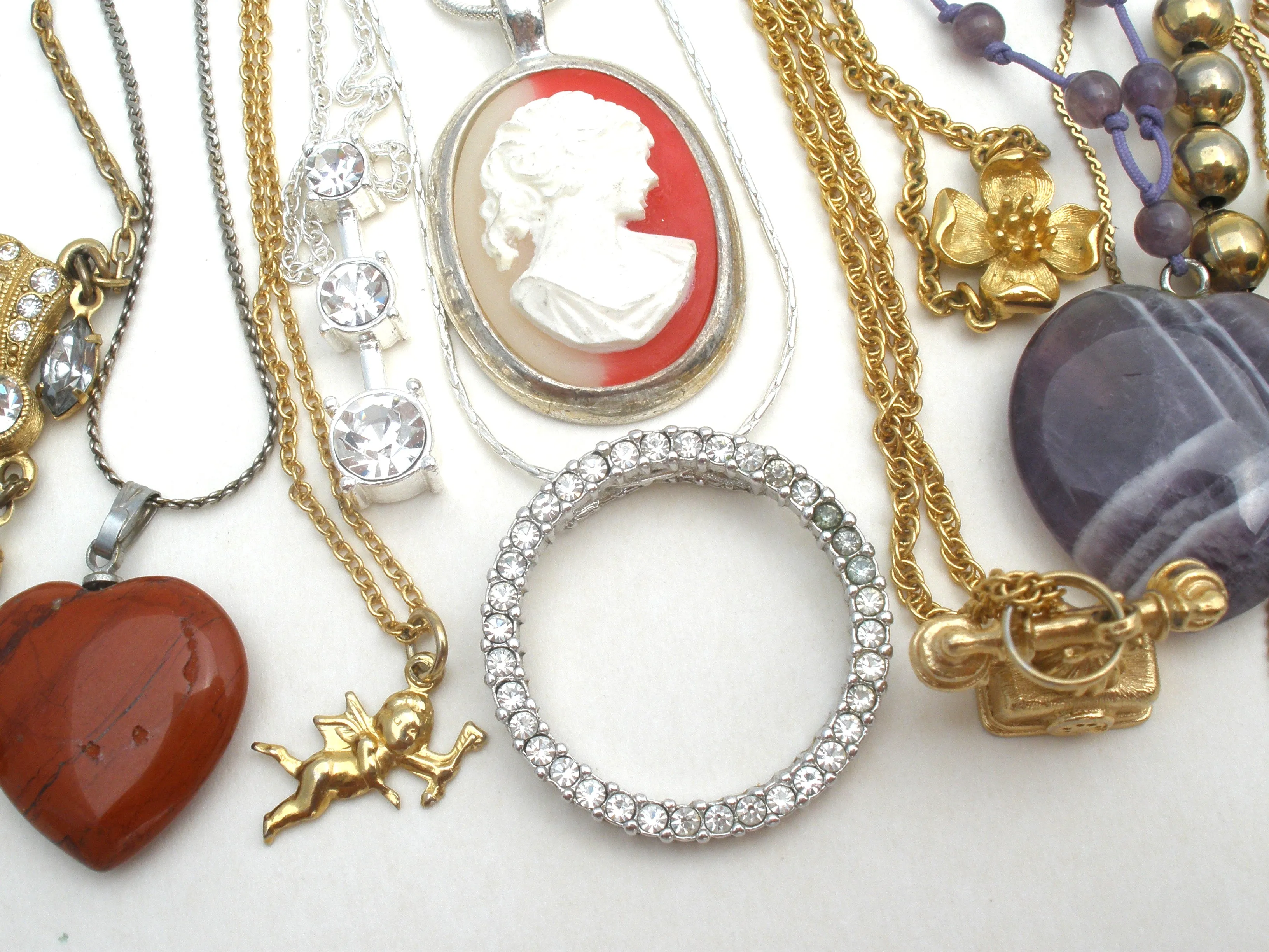 Collection of Vintage to Modern Pendant Necklaces