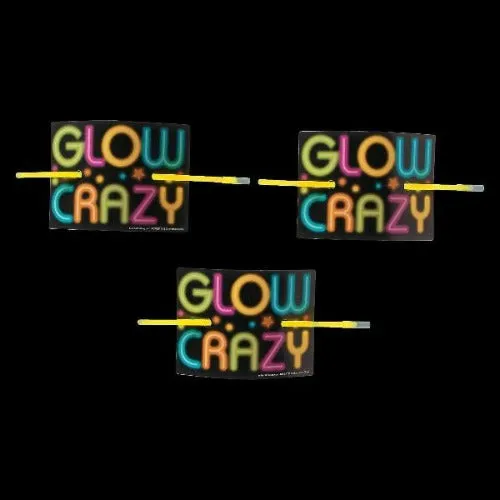 Crazy Party Glow Bracelet With Card