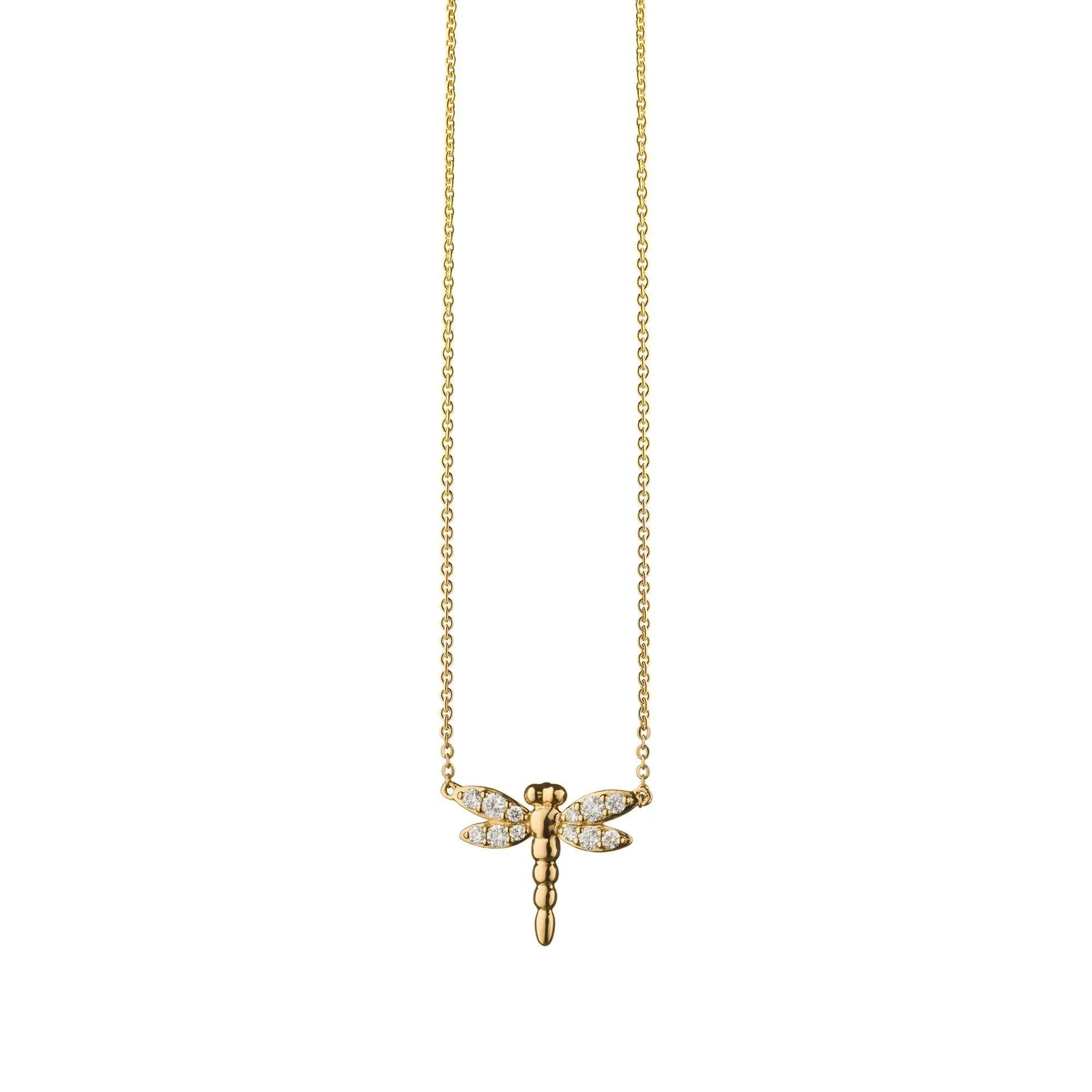 Diamond Critter Dragon Fly "Grace" Necklace