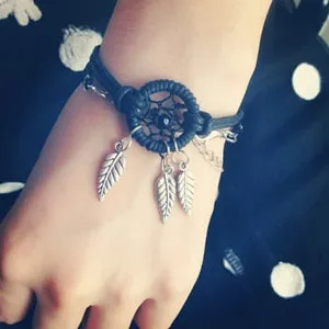 Dream catcher double wrap bracelets