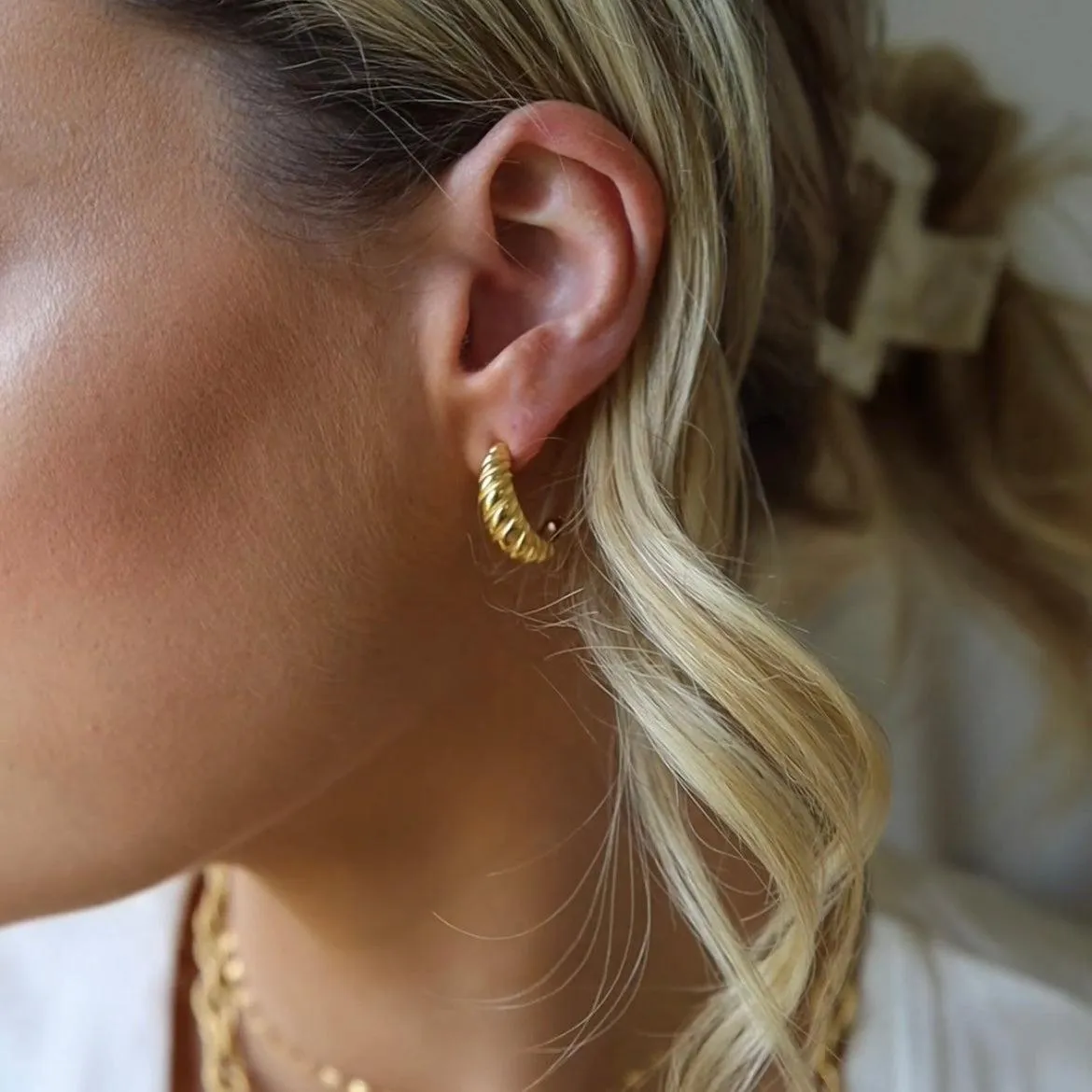 Emile Croissant Earrings