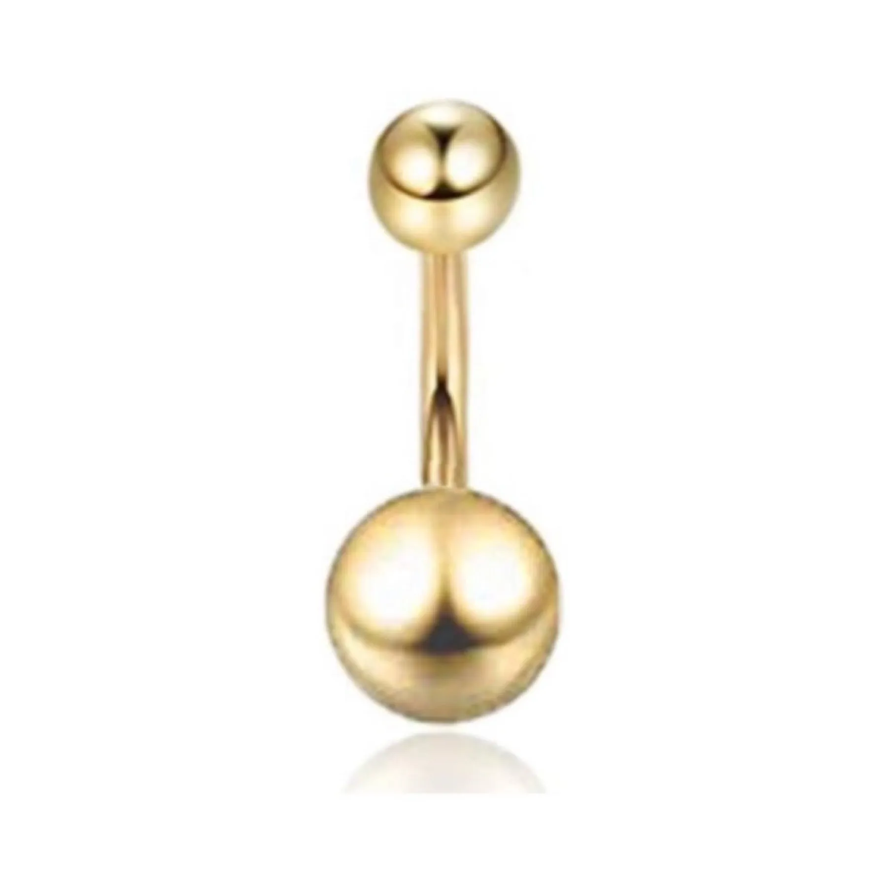 Gold Belly Button Navel Ring