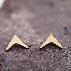 Golden Vixen Stud Earrings