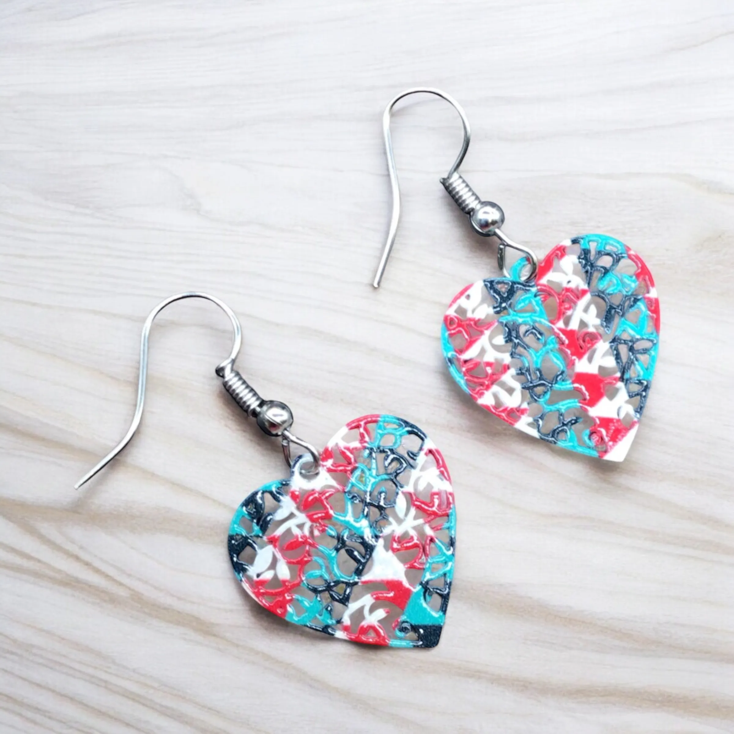 Heart Hollow Out Earrings