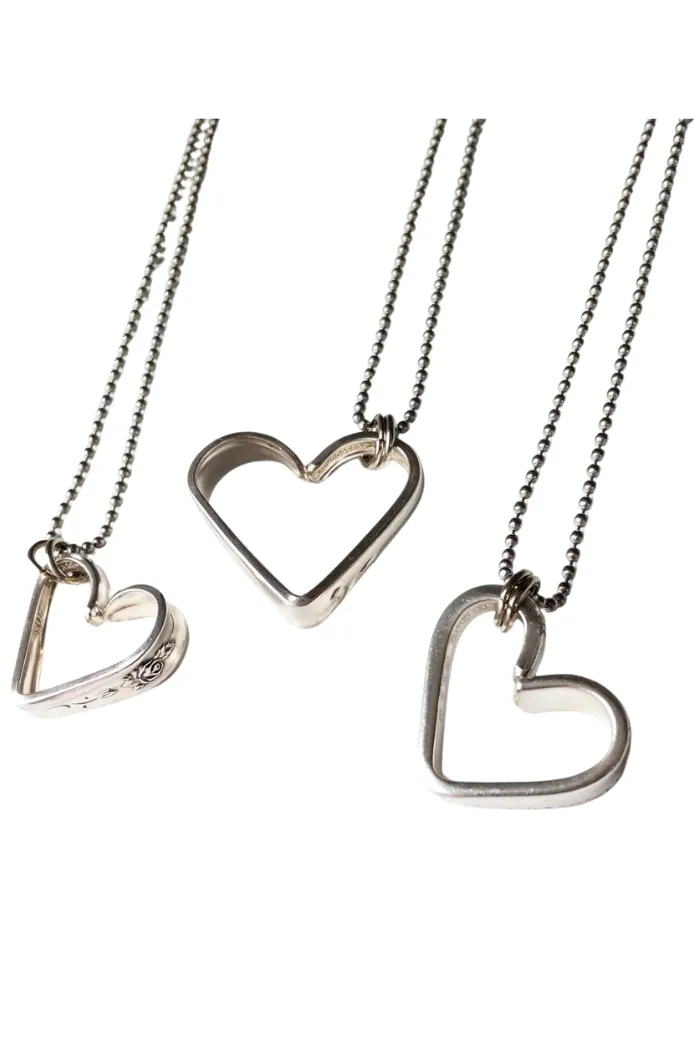 Heart Silverware Necklace