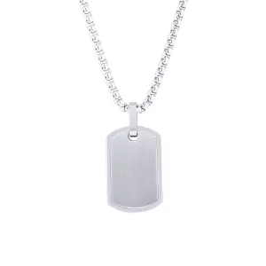 Honor Stainless Steel Dog Tag Necklace