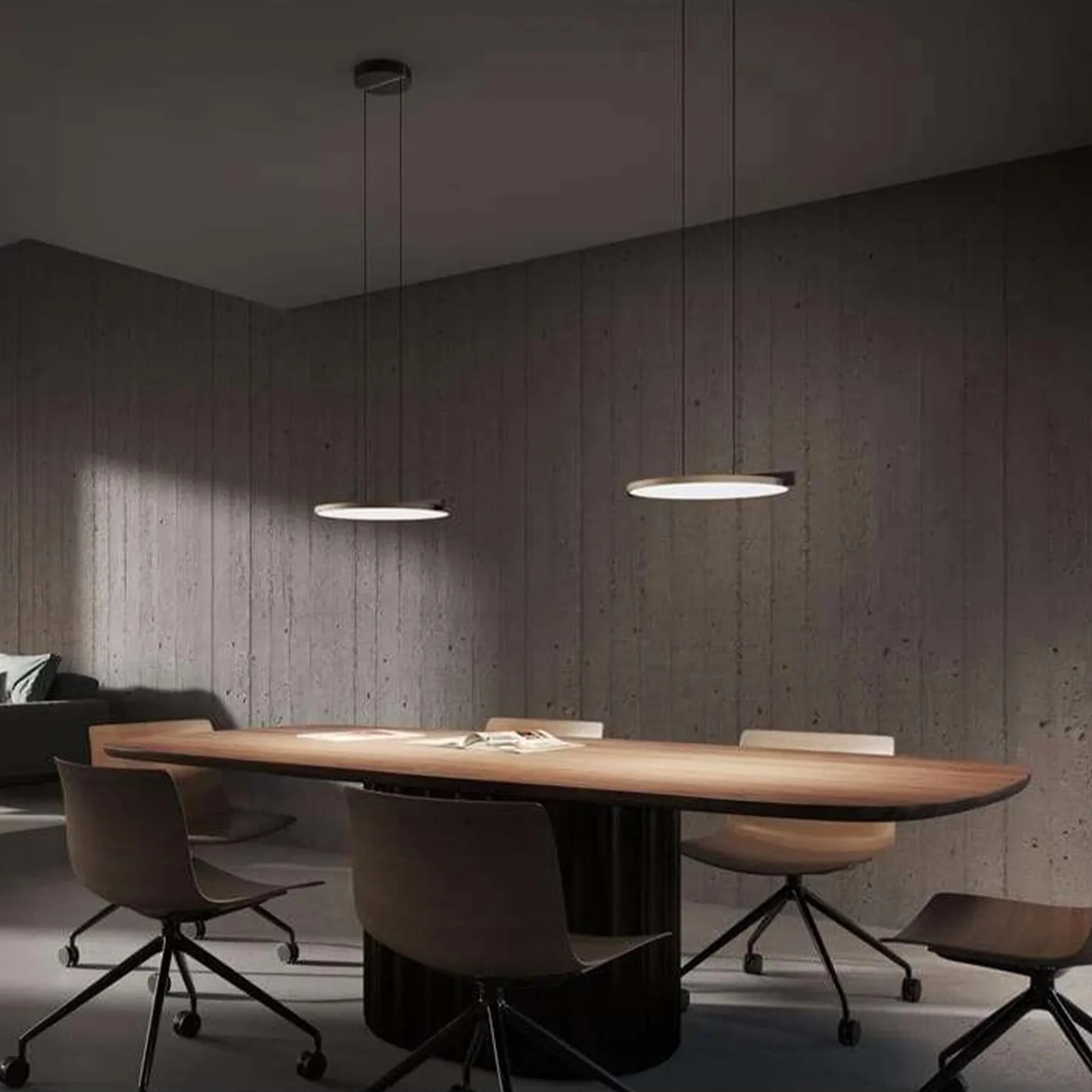 Inlay Linear Disc Pendant Light, S2 and S3