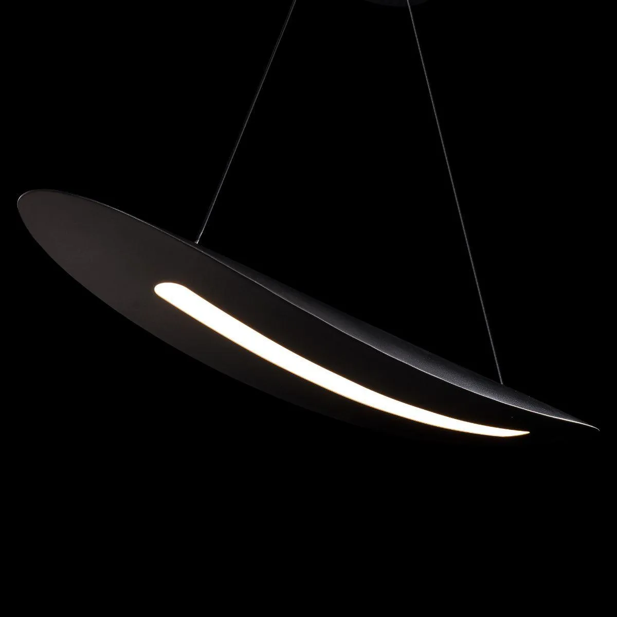 Jack 44 in. LED Pendant Light Black finish