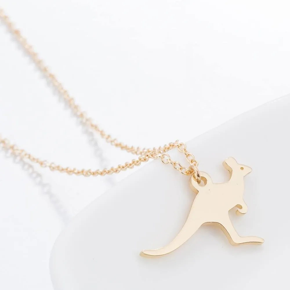 Kangaroo Pendant Necklace