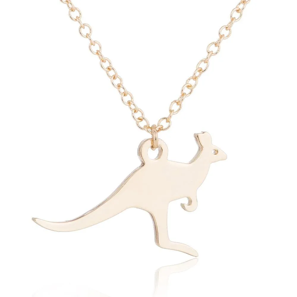 Kangaroo Pendant Necklace