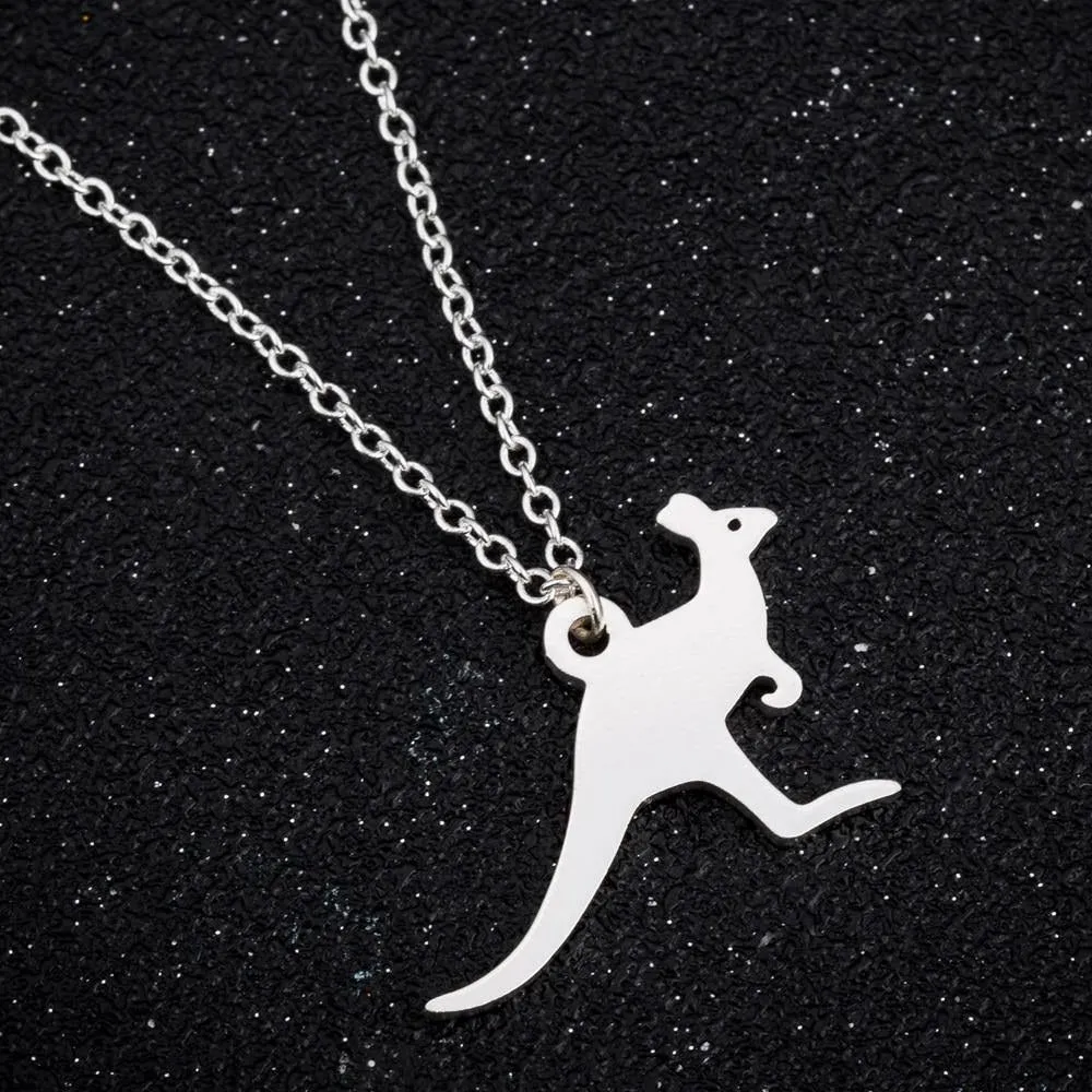 Kangaroo Pendant Necklace