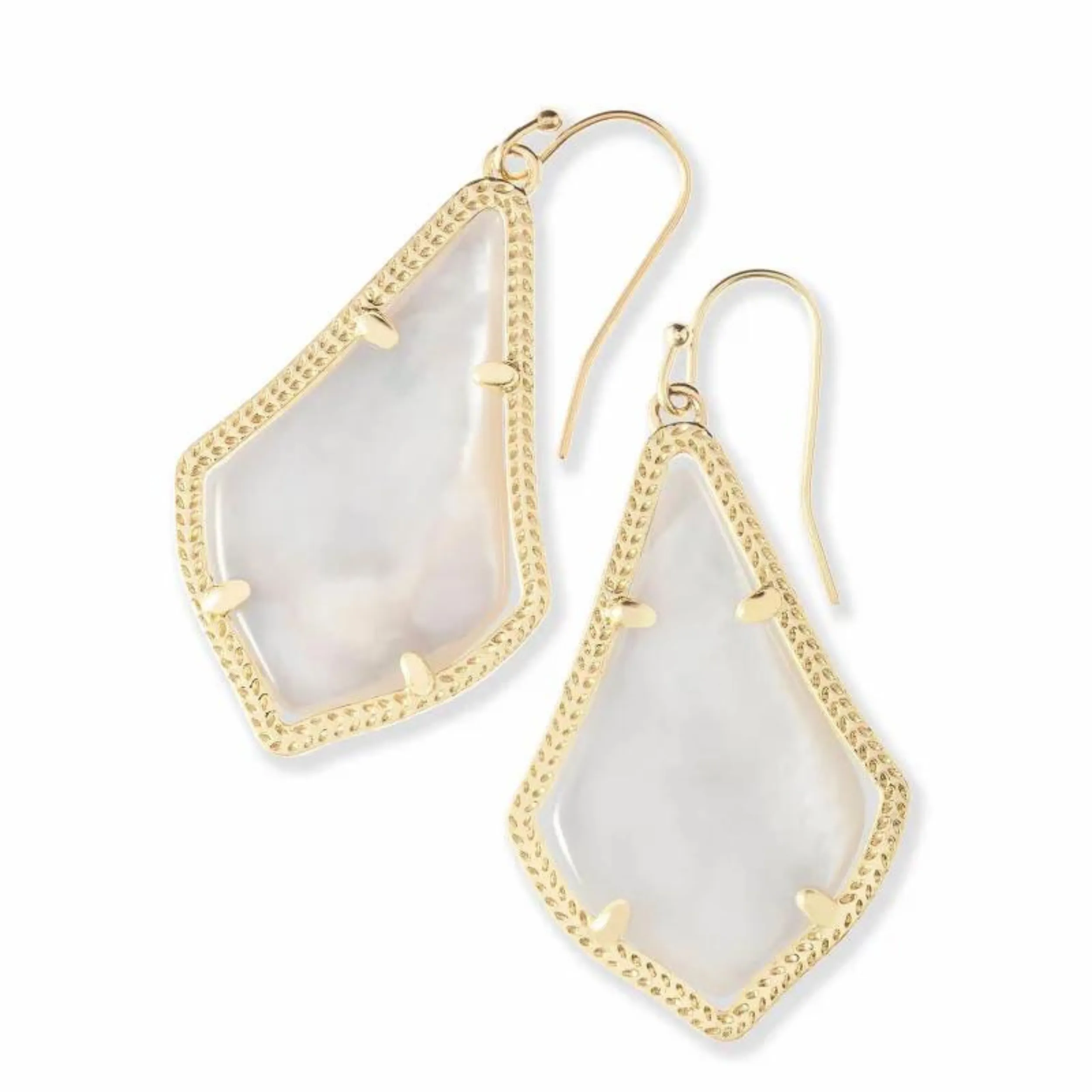 Kendra Scott | Alex Gold Drop Earrings in Ivory Pearl