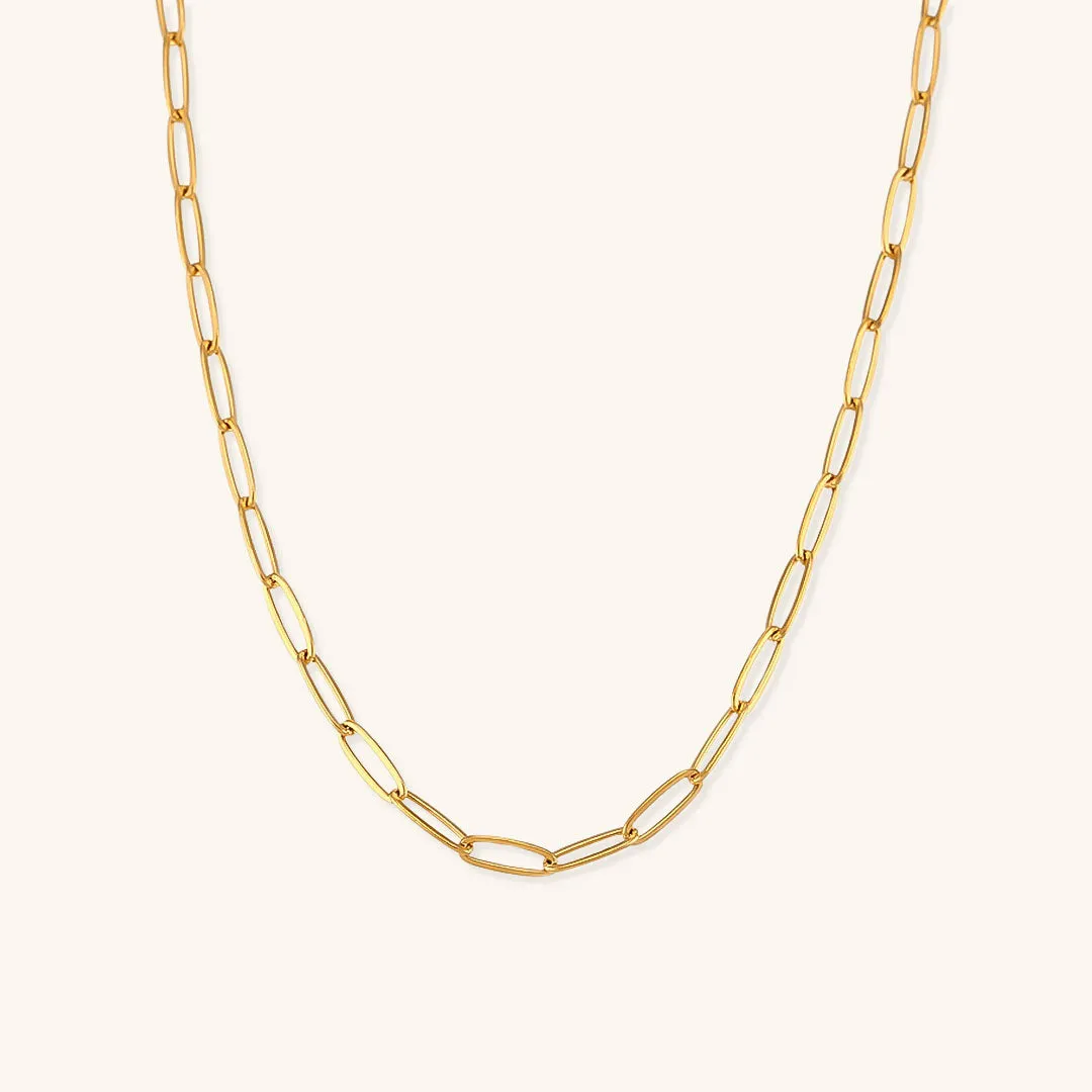 Lena Golden Chain Necklace