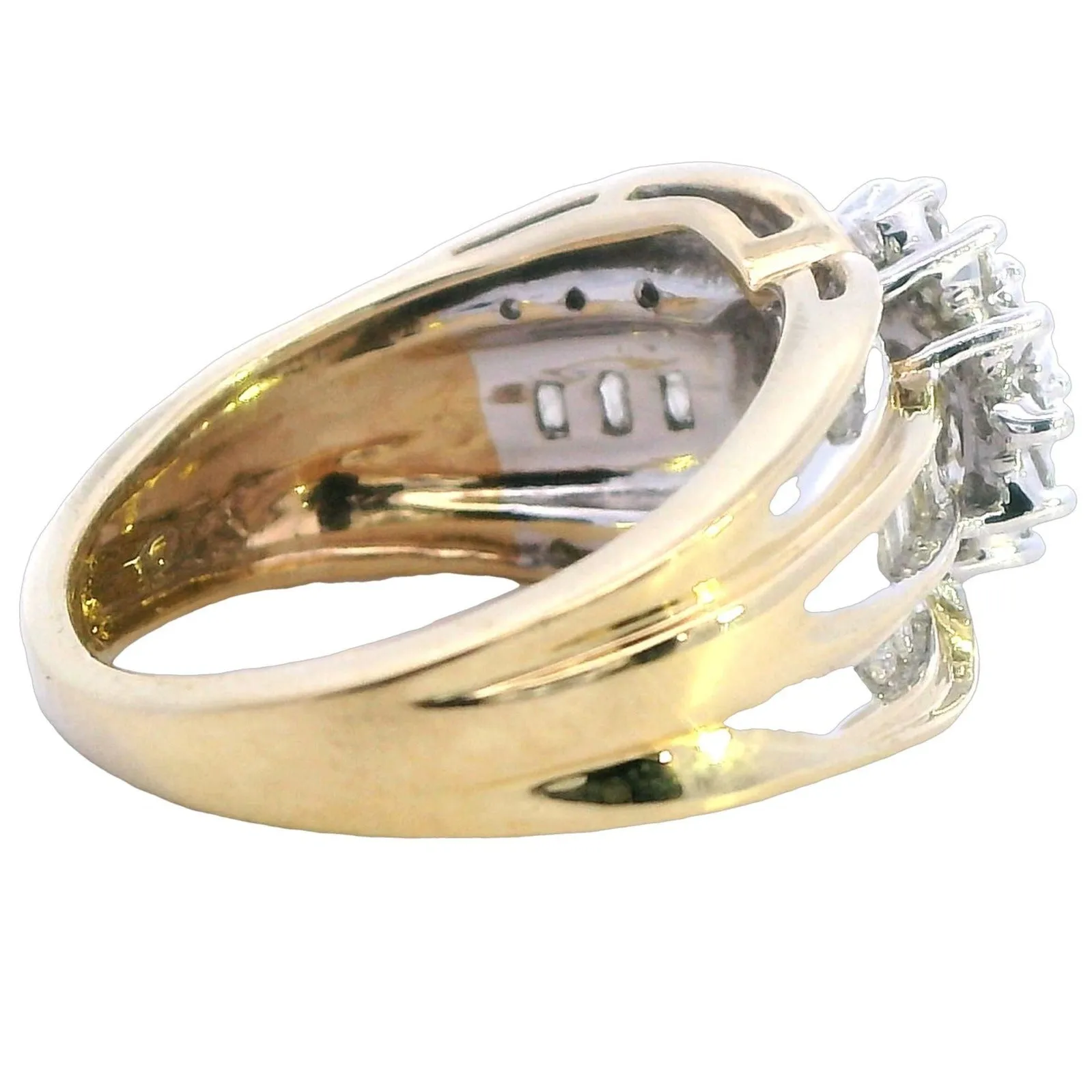 Luxurious 9ct Yellow Gold & Diamond Cluster Ring - Heartfelt Gift for Valentines