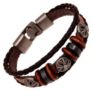 Men Jewelry Bracelet Trendy Leather Braided Bracelets Cross Charm Bangles Male Fashion Vintage Accessories BestFriend gift