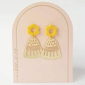 Middle Child: Petal Pop Earrings Yellow