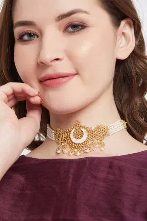 Modern Maharani Choker Necklace