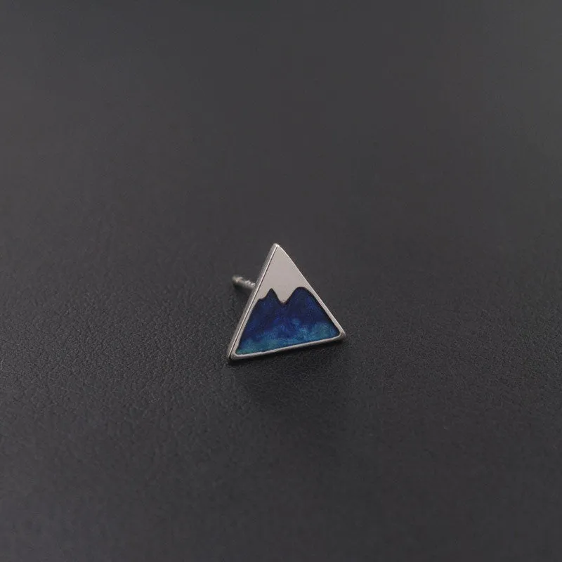 Mount Fuji Studs 925 Silver