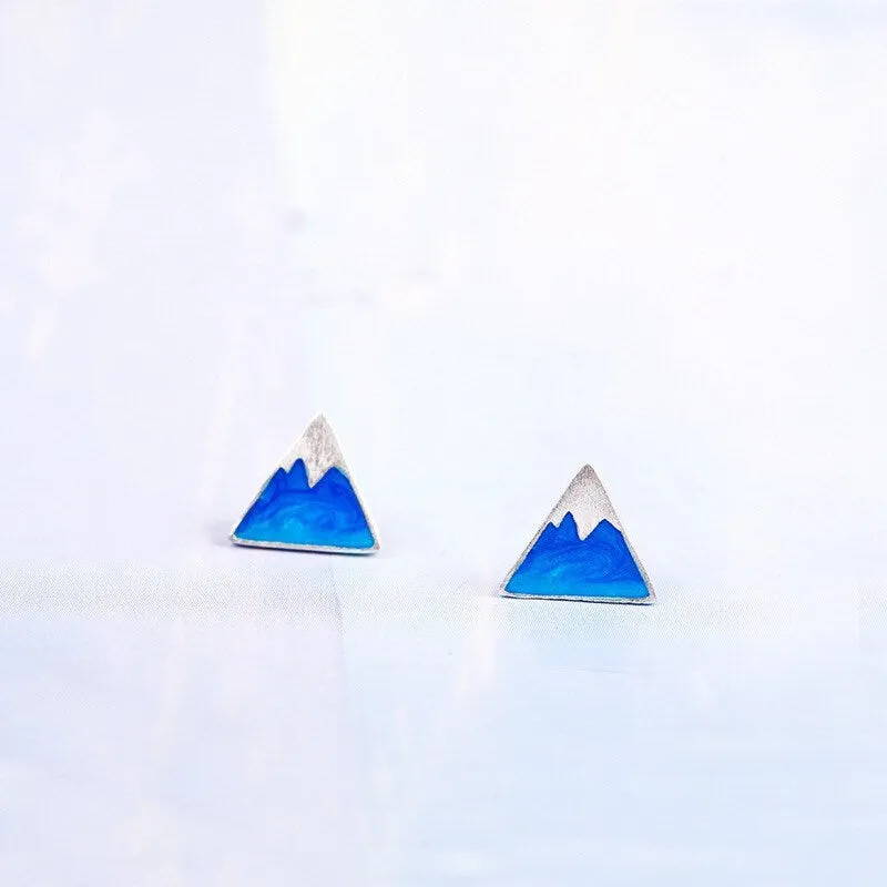 Mount Fuji Studs 925 Silver