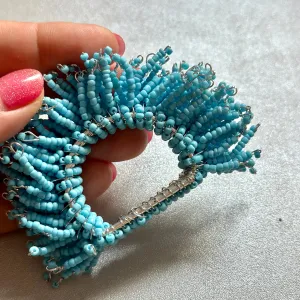 Napkin Ring Turquoise Urchin