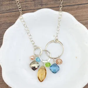 Neutrals Joy Necklace with Marquee Center