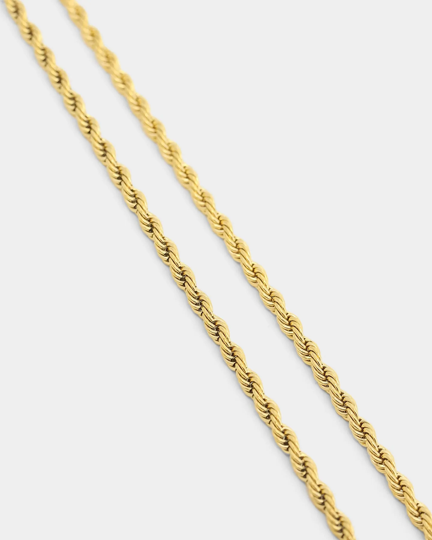 NXS 3mm Rope Chain Gold