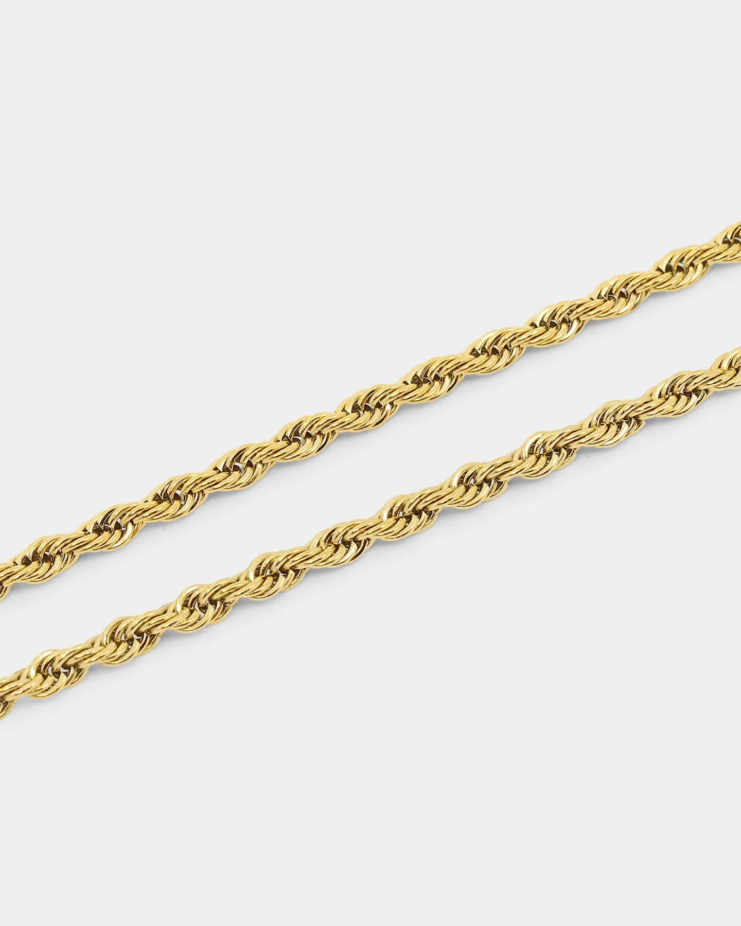 NXS 4mm Rope Chain Gold