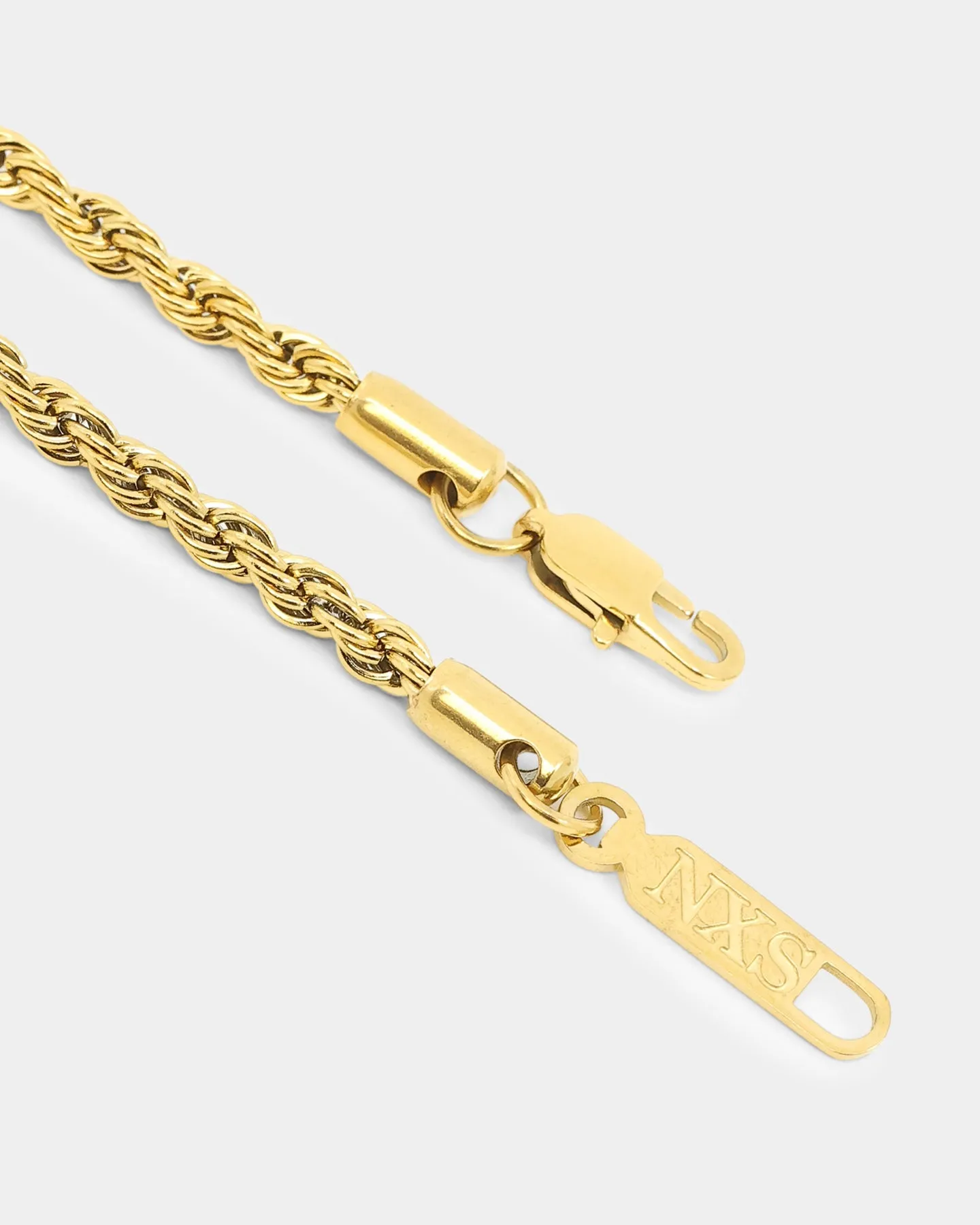 NXS 4mm Rope Chain Gold