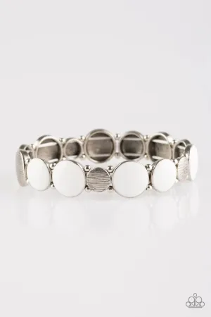 Paparazzi Bracelet ~ Bubble Blast - White