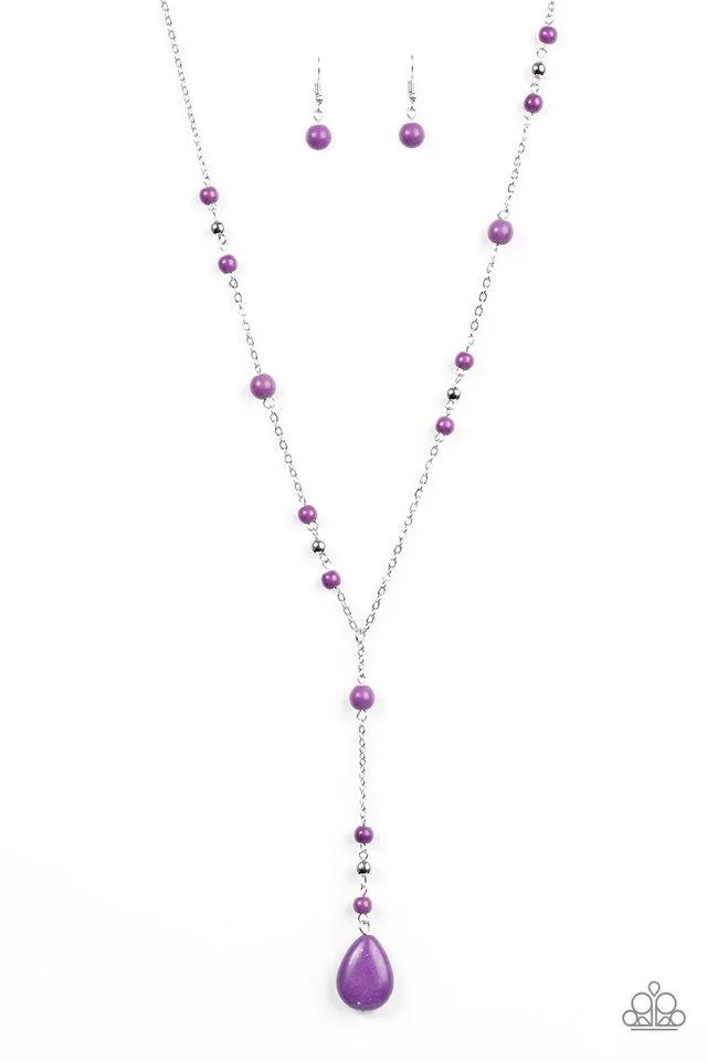 Paparazzi Necklace - Modern Mountaineer - Purple