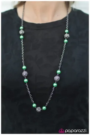 Paparazzi Necklace ~ The Rocker - Green