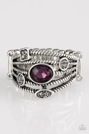 Paparazzi Ring ~ Cosmic Combo - Purple