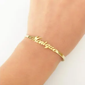 Personalized Name Bracelets Bangles