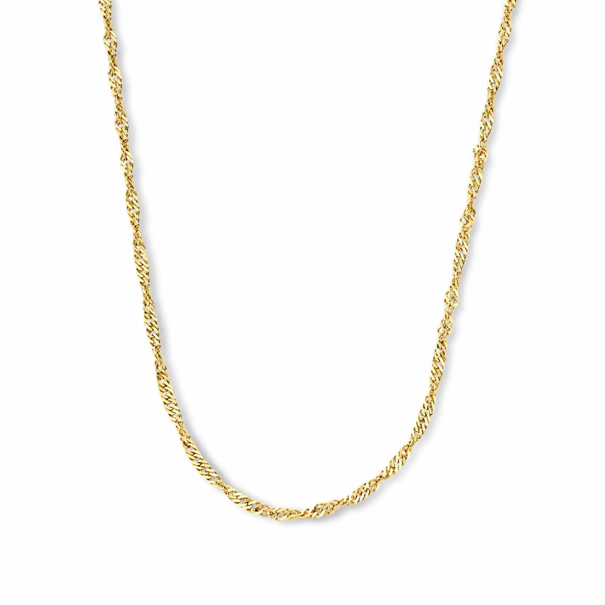 Rivoli Lilou 14 karat gold necklace with twist