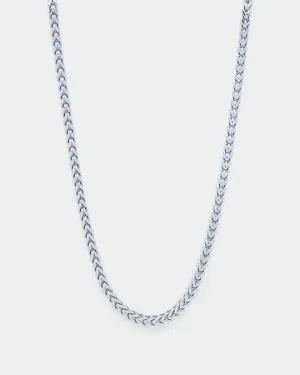 Saint Morta 2.5mm Franco Chain White Gold