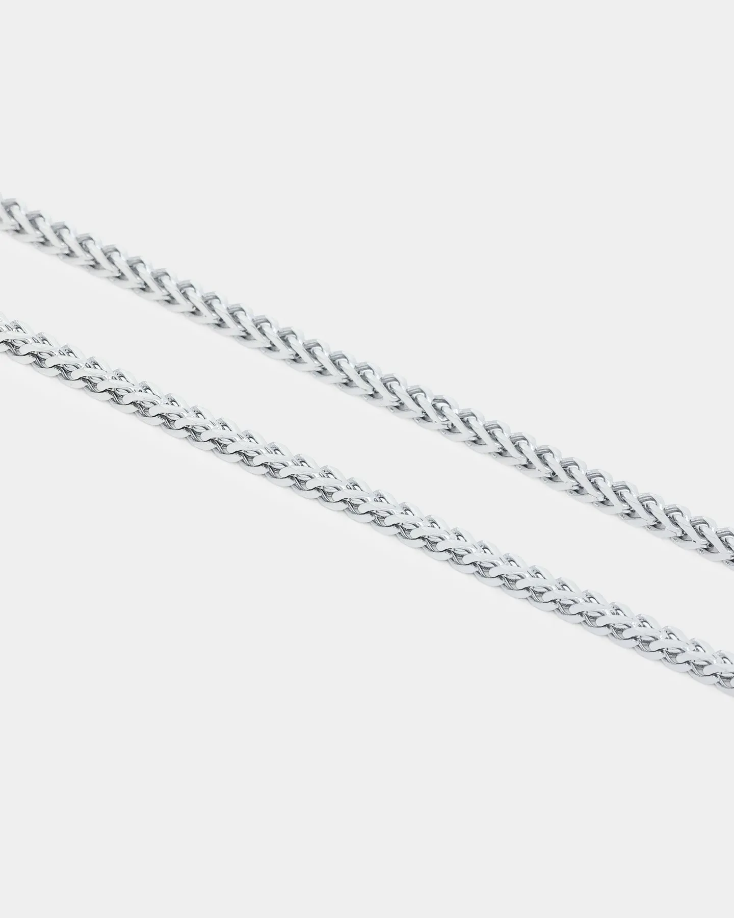 Saint Morta 2.5mm Franco Chain White Gold